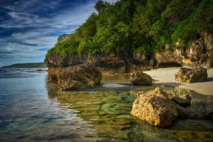 Niue Beach Sunset Canvas 40.5cm x 61cm Carousel 1