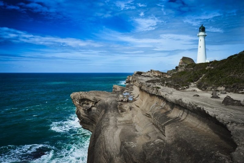Wairarapa Castlepoint Lighthouse 43cm x 66cm Canvas Print Carousel 1