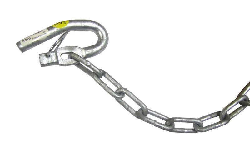 Gartner Spring Gate Fastener W 300mm Chain & Staple Galv Carousel 1