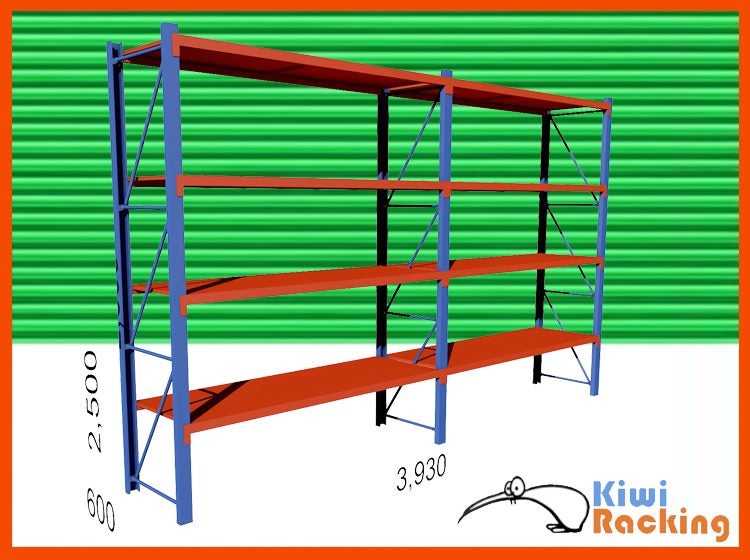 3t Industrial Steel Shelving 3.93L x 2.5H x 0.6D Carousel 2