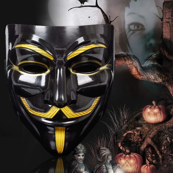 V for Vendetta Mask Anonymous Mask White Carousel 2