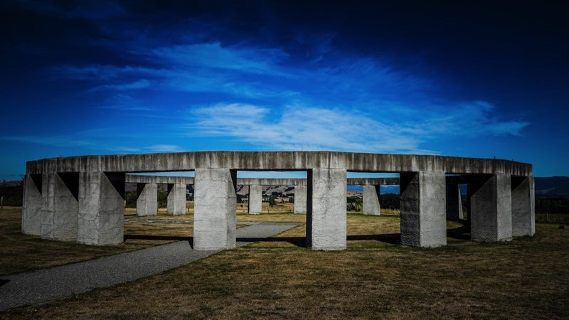 Wairarapa Stonehenge Aotearoa 35.5cm x 63.5cm Canvas Print Carousel 1