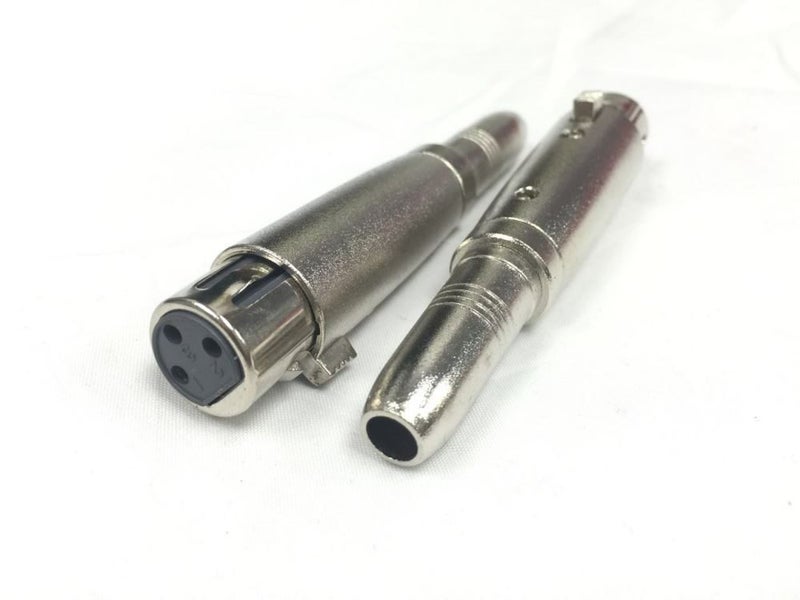 XLR Female to 1/4"(6.35mm) female Audio Adapter Carousel 1