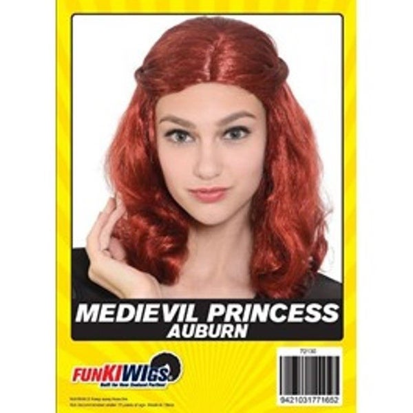 MEDIEVAL PRINCESS AUBURN WIG Carousel 1