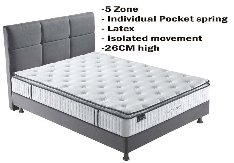 Mattress / Single Mattress – PILLOW TOP + POCKET SPRING + LATEX Carousel 7