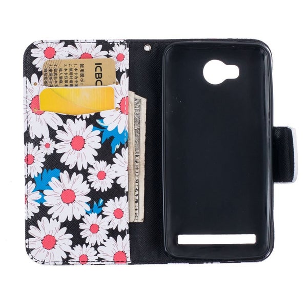 HUAWEI Y3 II case wallet leather case printed Carousel 8