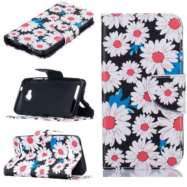 HUAWEI Y3 II case wallet leather case printed Carousel 1