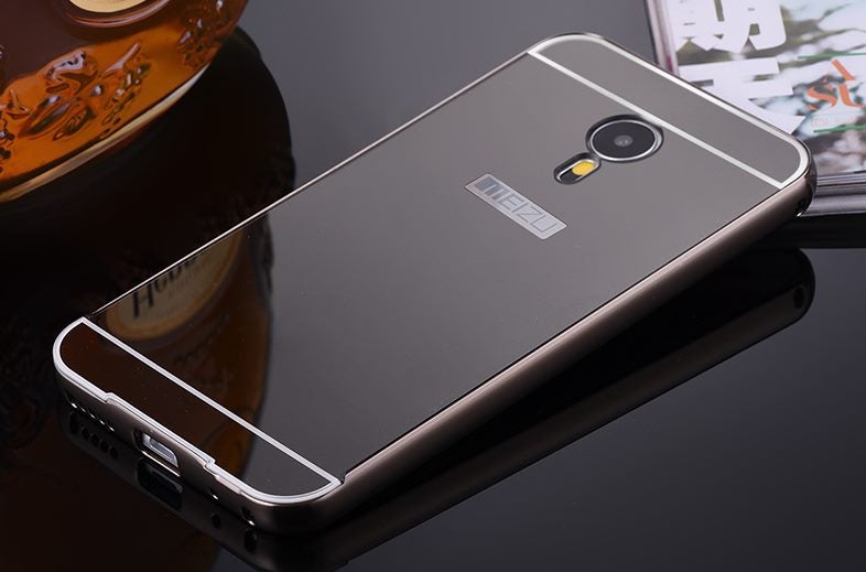 MEIZU M3 NOTE case Slim Metal bumper with mirror back cover case Carousel 8