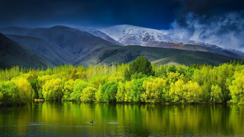 Canterbury Wairepo Arm - Twizel, Canvas Print 68.5cm x 38cm Carousel 1