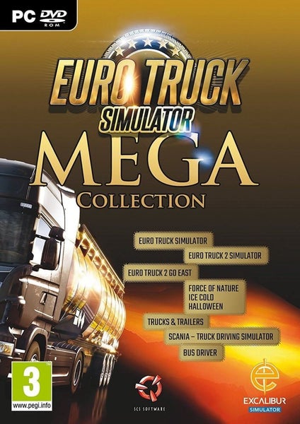 Euro Truck Simulator Mega Collection (PC) BRAND NEW Carousel 1