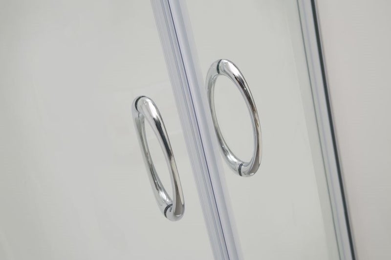 900mm x 900mm Double Sliding Doors Round Shower Carousel 2