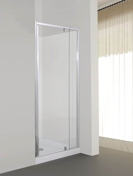 Shower Box 3 Sided 750 X 900mm CHROME COLOUR Carousel 1