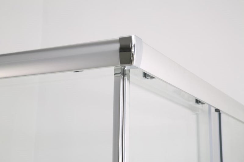 900mm Extra Height Double Sliding Doors Square Shower Carousel 2