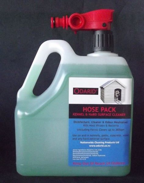 ODARID KENNEL & RUN CLEANER 2 LITRES HOSE PACK Carousel 1