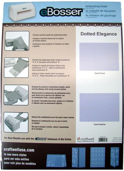 eBosser - Embossing Folders - A4 Dotted Elegance Carousel 2