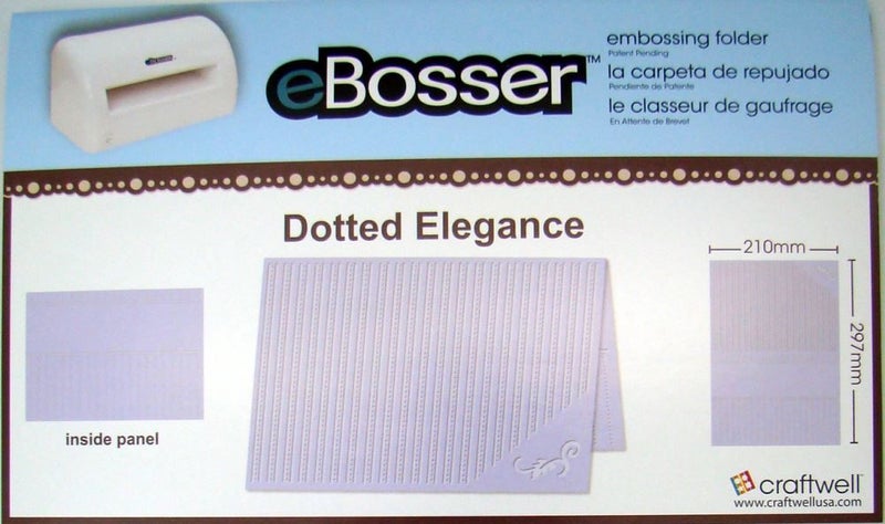 eBosser - Embossing Folders - A4 Dotted Elegance Carousel 1