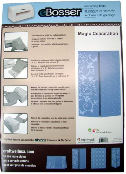 eBosser - Embossing Folders - A4 Magic Celebration Carousel 2
