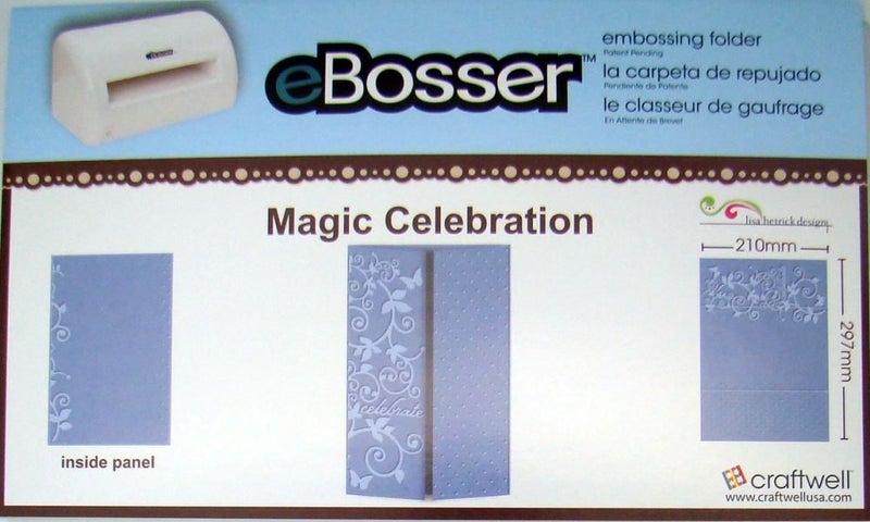 eBosser - Embossing Folders - A4 Magic Celebration Carousel 1