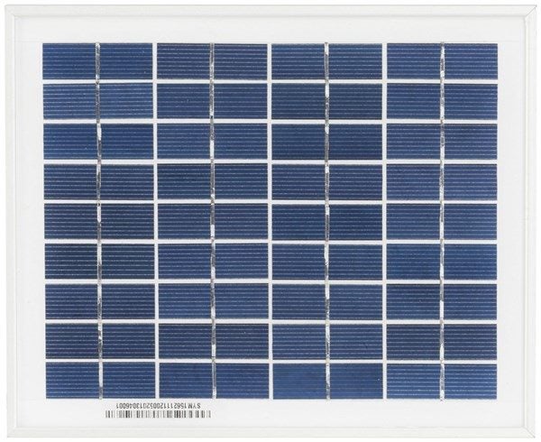 Solar Panel Charger Kit, 12V 5W Carousel 1