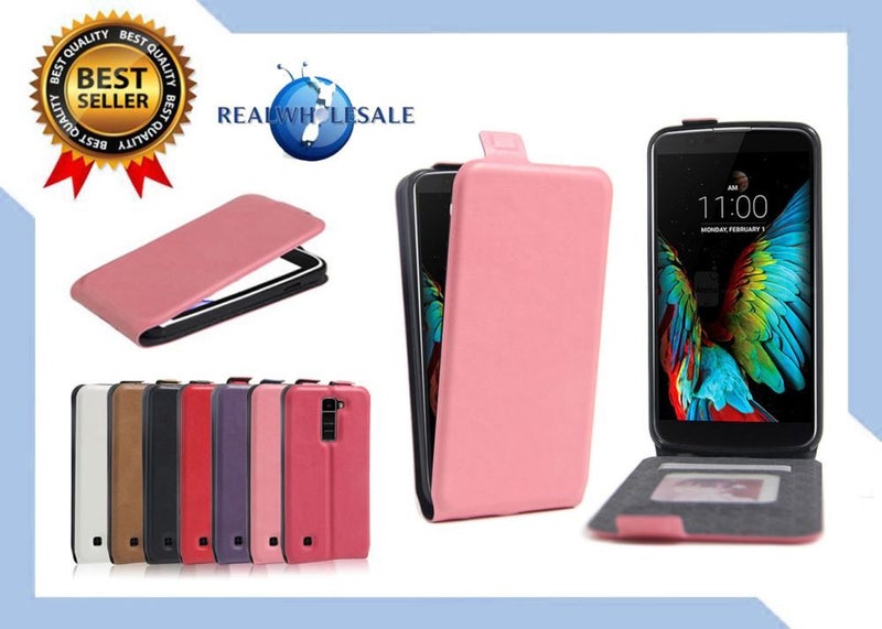 LG K10 Case Cover Leather Wallet Case Cover Up-down Open Flip Case Carousel 1