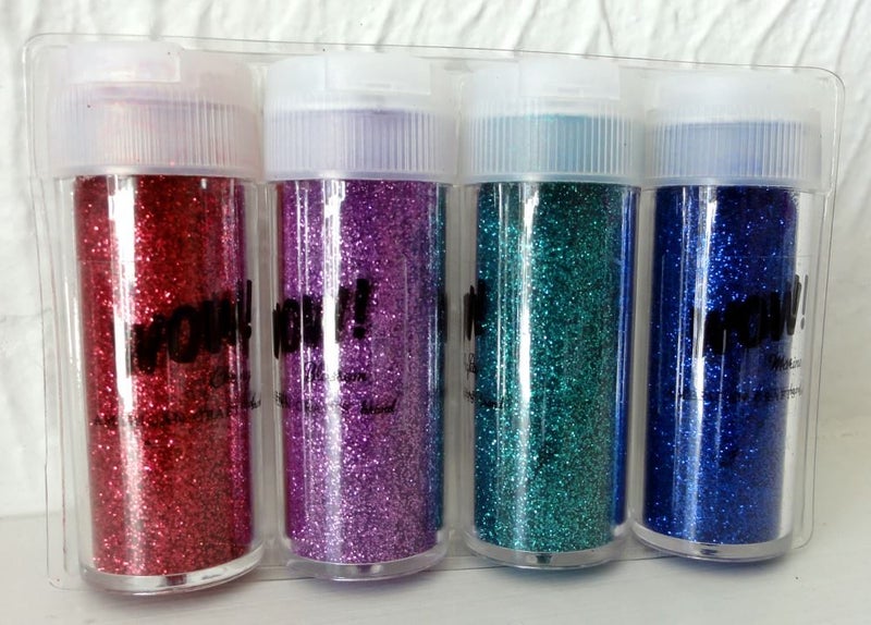 WOW - Glitter Set of 4 Extra Fine Glitter Tubes by American Crafts AC-27382 Carousel 2