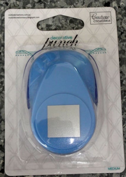 Couture Creations 3/4 Inch Craft Punch Square - HCP-110-001 Carousel 1