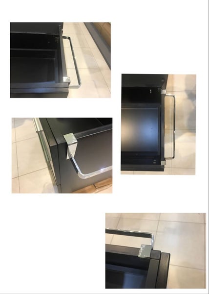 SALE Vanity Towel rack space - Stainless Steel - Lennox Bathroom Carousel 3