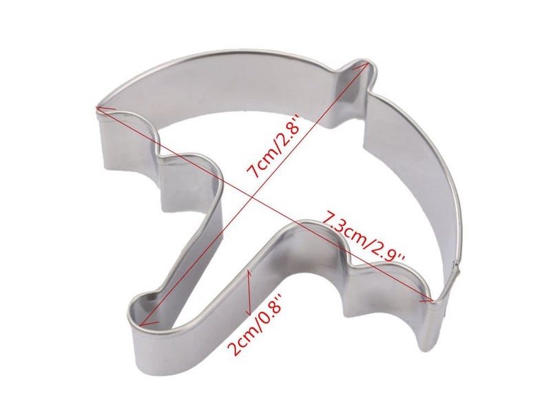 Umbrella Stainless Steel Cookie Cutter Cake Decorating Mold Tool Carousel 2