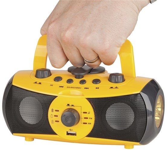 Emergency Dynamo Multifunction Torch/Music Player/Radio/Phone Charger/USB etc Carousel 1