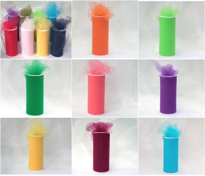 15cm wide x 22.86m Tulle Roll - 30+ colours Decorating, tutus, weddings Carousel 1