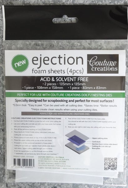 Couture Creations Ejection Foam Sheets - 5 packs CO7234400[5] Carousel 2