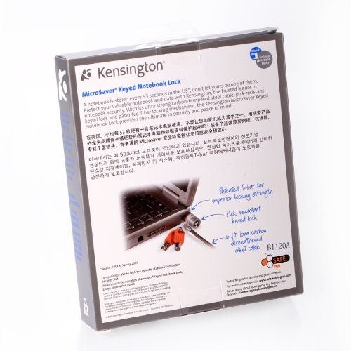 Kensington MicroSaver Slim Cable Lock - Carbon Steel - 1.83 m Carousel 6