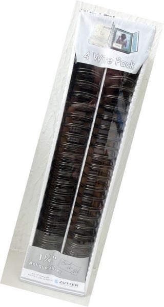 Zutter Products Bind-it-All Antique Silver Binding Wires 4pc - 32mm ZUT-7577 Carousel 2