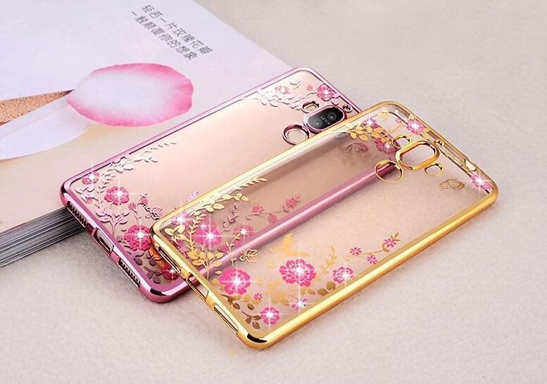 HUAWEI MATE 9 PRO soft gel tpu case luxury bling shiny floral case Carousel 2