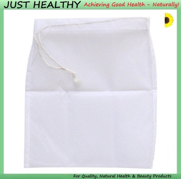 2 x MYLK BAGS FOR NUT MILKS, SPROUTING - 20 x 30cm Carousel 1