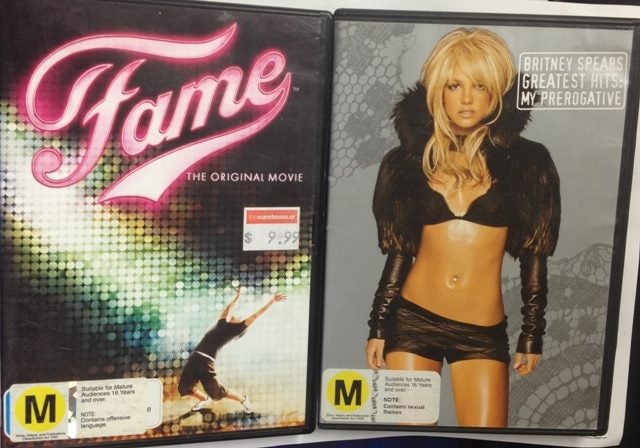 DVD of Britney Spears Videos and Movie FAME Carousel 1
