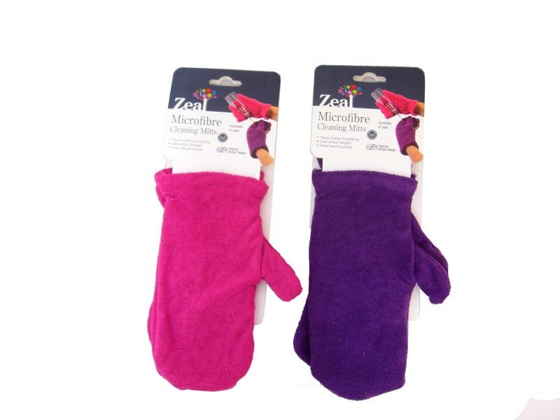 Microfibre Cleaning Mitts x 2 Carousel 2