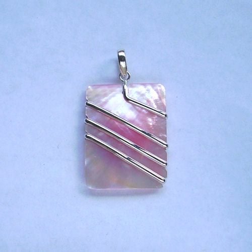Rectangle Pendant Shell 925 Carousel 2
