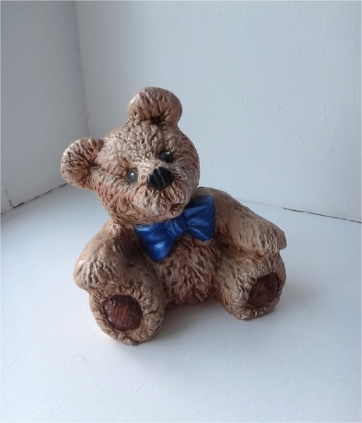 collectable small pottery Russ bear Carousel 1