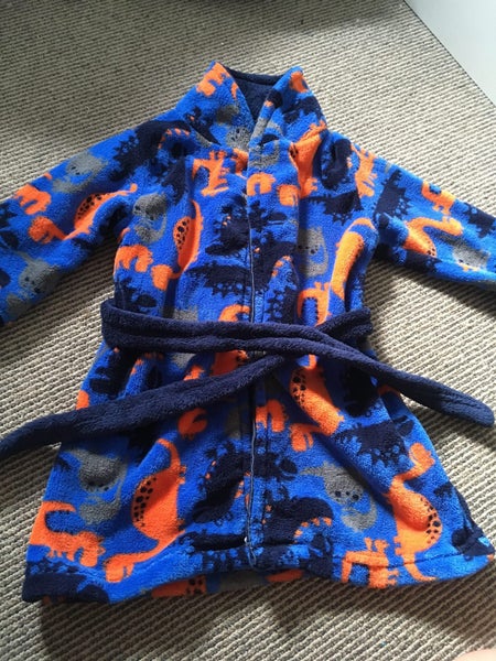 Size 18-24mths dinosaur theme dressing gown Carousel 1