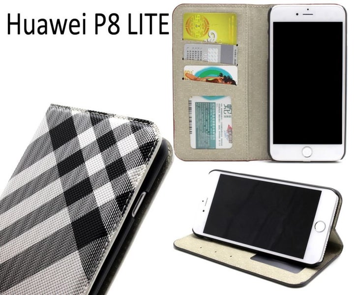 Huawei P8 LITE case wallet Leather case Carousel 1