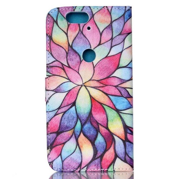 Google Nexus 6P case wallet leather case printed Carousel 2