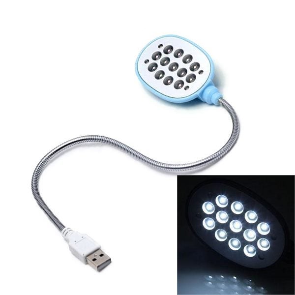 Portable Bright 13LED Flexible USB Light for Laptop / Tablet Carousel 1