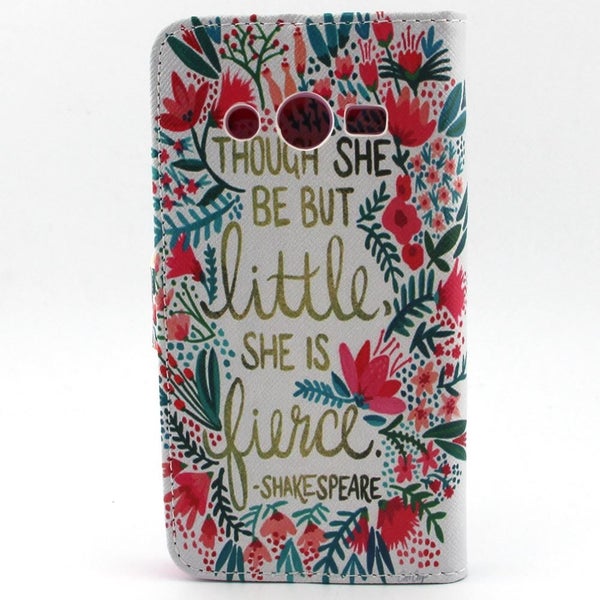 Galaxy CORE LTE case wallet leather case printed Carousel 2