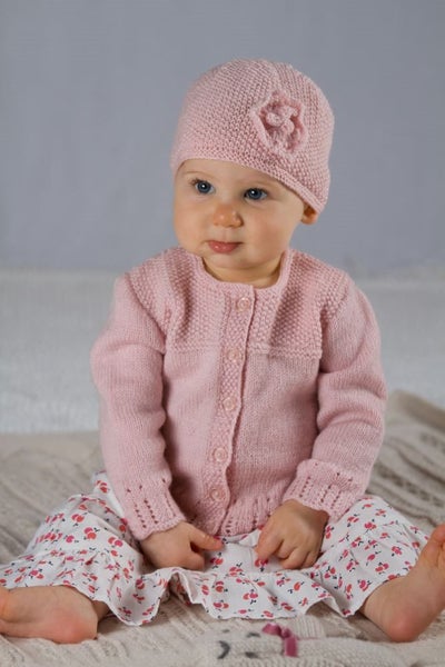 Little Cupcakes - Abigail Cardi and Hat Pattern Carousel 1