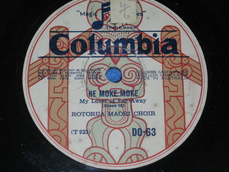Rotorua Maori Choir Po Atarau & He Moke Moke 1950s ? 78rpm record Carousel 2