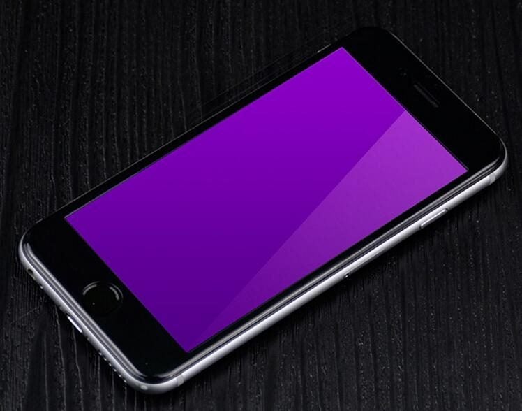 iPhone 6 Plus / 6s Plus Purple Light Tempered GLASS Screen Protector Carousel 5