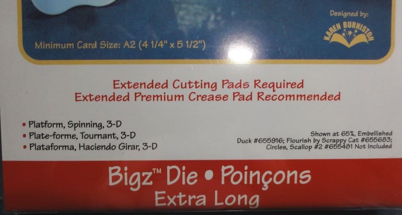 Sizzix Bigz XL Die - Spinning Platform 3-D Pop-Up. E-656029 Carousel 3