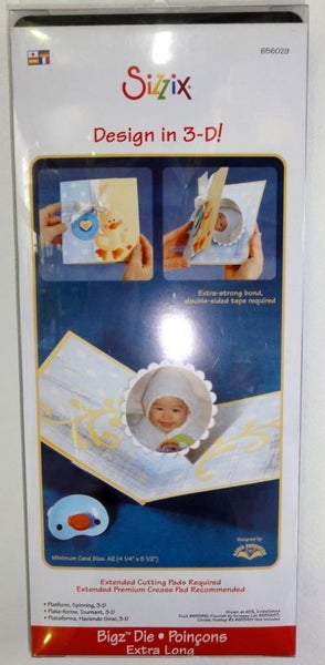 Sizzix Bigz XL Die - Spinning Platform 3-D Pop-Up. E-656029 Carousel 1