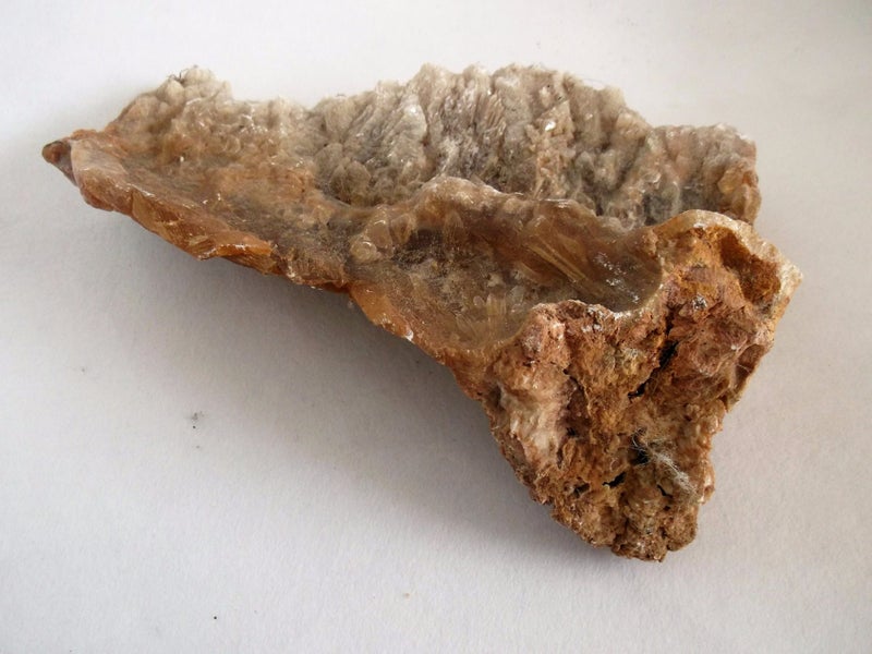 ORANGE BROWN CRYSTAL CLUSTER EARTH SCIENCE NUGGET GEOLOGICAL TABLE SCULPTURE Carousel 1